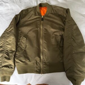 Alpha Industries slim fit bomber. Nearly new!